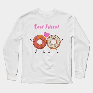 Best friend Dounts Long Sleeve T-Shirt